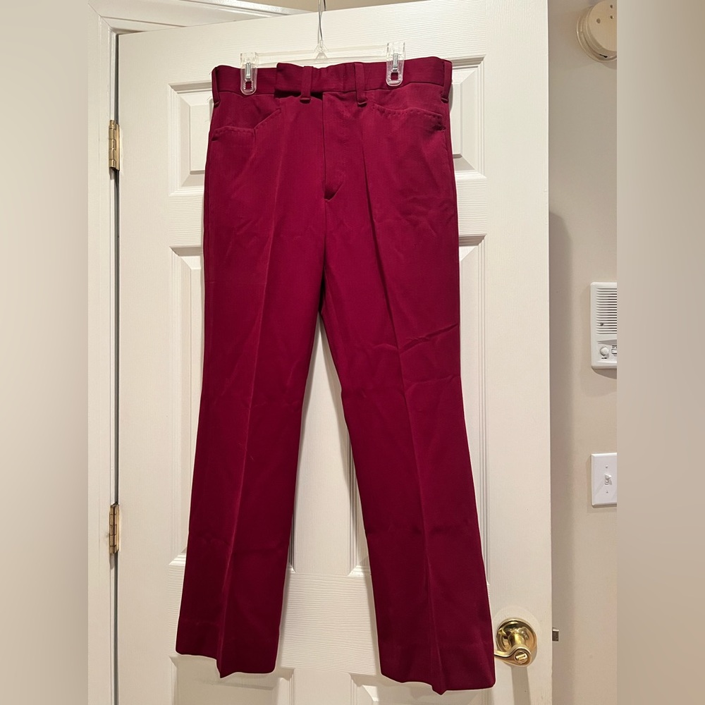 Vintage Bruce Elliot 1970’s Red Disco Pants